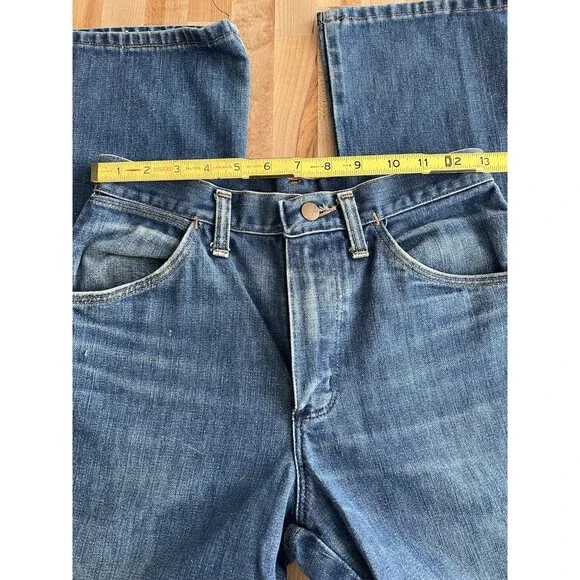 Vintage 70s Wrangler 945 Bootcut Jeans Talon Zipper Made in USA 29 x 33 - Picture 5 of 7